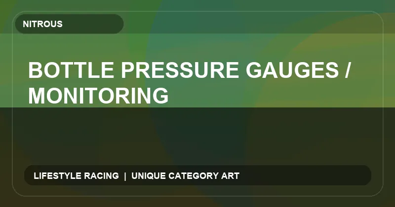 Bottle Pressure Gauges / Monitoring